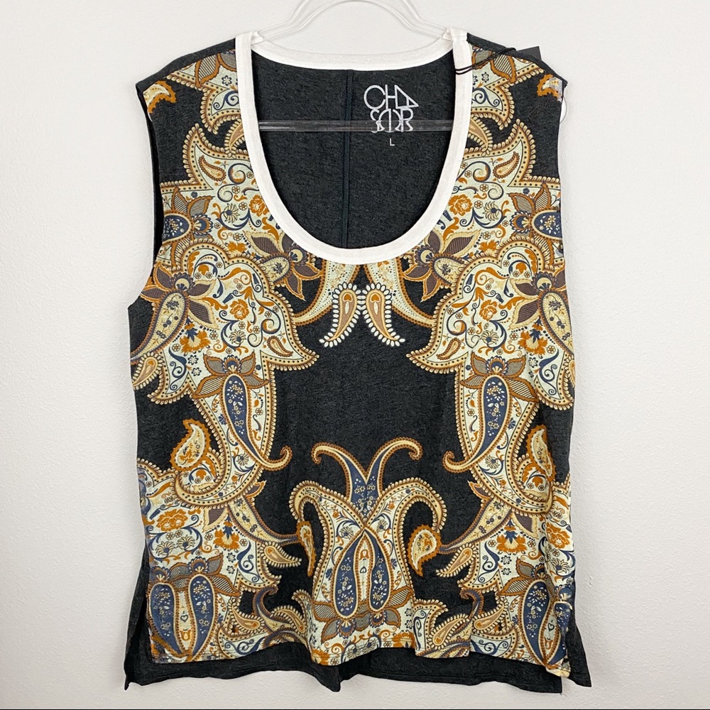 Chaser • Paisley Muscle Tank